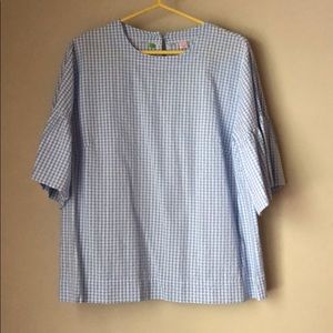 NWOT Collyn Raye Seersucker top